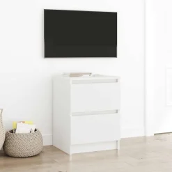 vidaXL Tv-meubel 40x35x54 cm spaanplaat wit