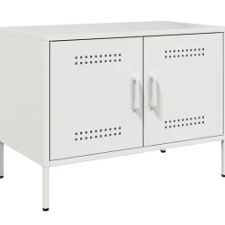 vidaXL Tv-meubel 68x39x50,5 cm staal wit