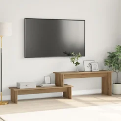 vidaXL Tv-meubelset Artisan Eiken 180,5 x 30 x 43 cm Bewerkt hout