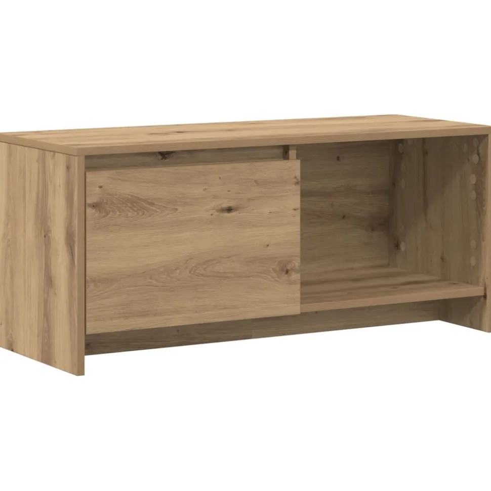 vidaXL Tv-meubelset Artisan Eiken 90 x 35 x 40 cm Bewerkt hout
