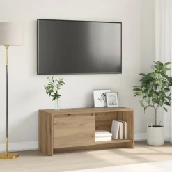 vidaXL Tv-meubelset Artisan Eiken 90 x 35 x 40 cm Bewerkt hout