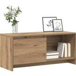 vidaXL Tv-meubelset Artisan Eiken 90 x 35 x 40 cm Bewerkt hout