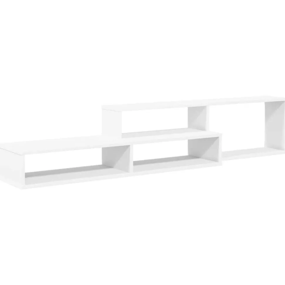 vidaXL TV-stand 150x25x28,5cm Bewerkt hout