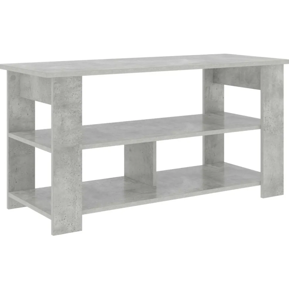 vidaXL TV-standaard Beton Grijs 100 x 40 x 50 cm