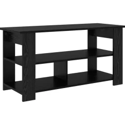 vidaXL TV-standaard Zwart Eiken 100 x 40 x 50 cm
