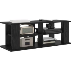 vidaXL TV-standaard Zwart Eiken 96 x 35 x 33,5 cm