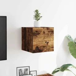 vidaXL Tv-wandmeubel 30,5x30x30 cm gerookt eikenkleurig