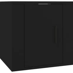 vidaXL Tv-wandmeubel 40x34,5x40 cm zwart