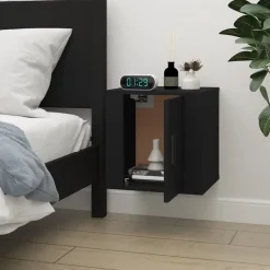 vidaXL Tv-wandmeubel 40x34,5x40 cm zwart