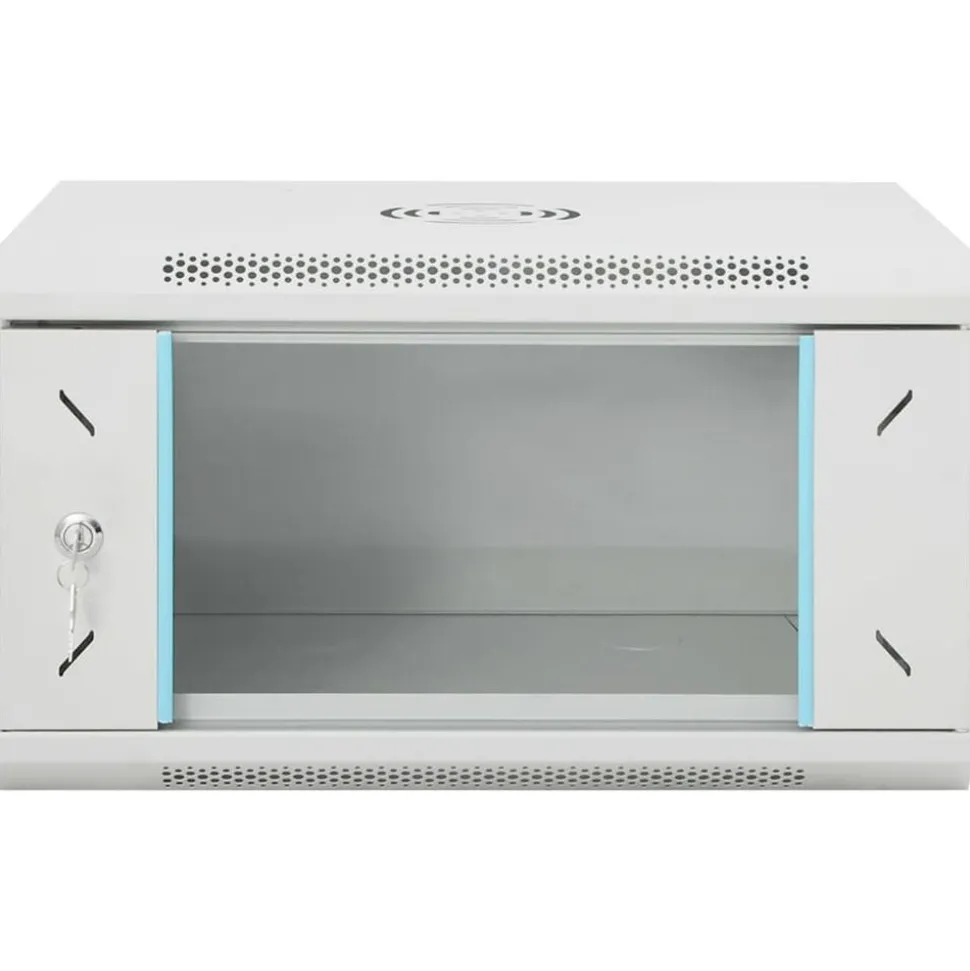 vidaXL 6U Wandgemonteerde Netwerkkast 19" IP20 53x40x30 cm