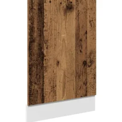 vidaXL Vaatwasserpaneel Lyon 45x3x67 cm bewerkt hout oud houtkleurig