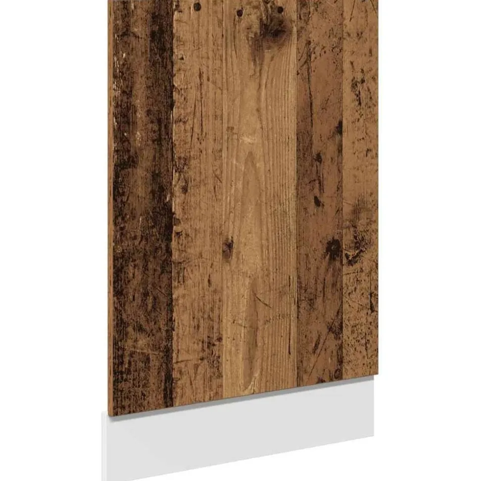 vidaXL Vaatwasserpaneel Lyon 45x3x67 cm bewerkt hout oud houtkleurig