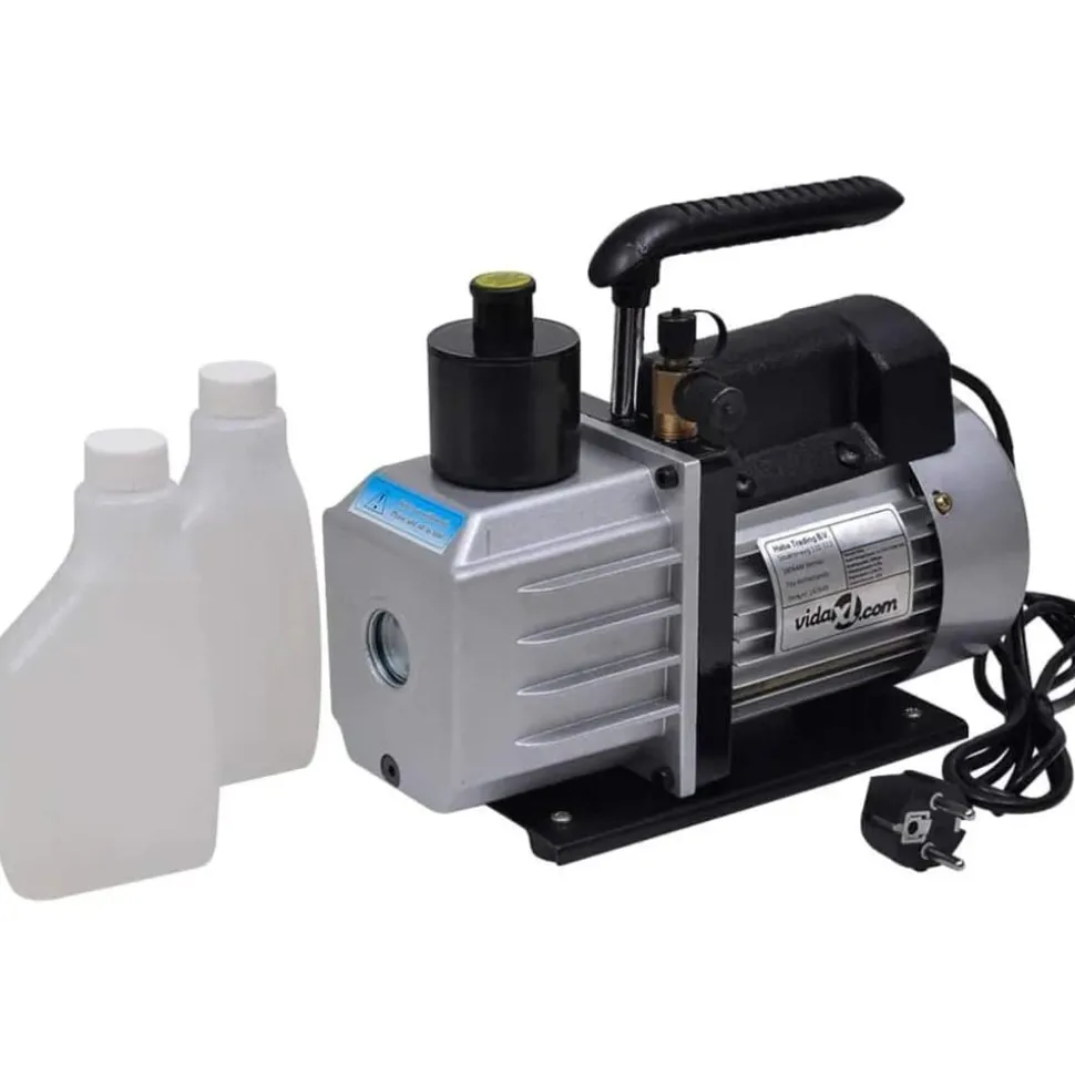 vidaXL Vacuümpomp met 2-voudige manometerset voor airconditioning