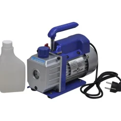 vidaXL Vacuümpomp 1-traps met 4-voudige manometerset