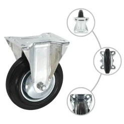 vidaXL Vaste wielen 4 st 160 mm