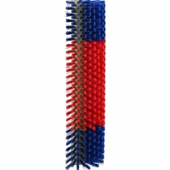 vidaXL Vee borstels Rood en blauw 50 x 17 x 9 cm Kunststof en Staal