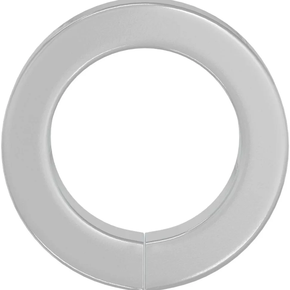 vidaXL Veer Washer 2 pcs Wit 13 x 1 mm IJzer