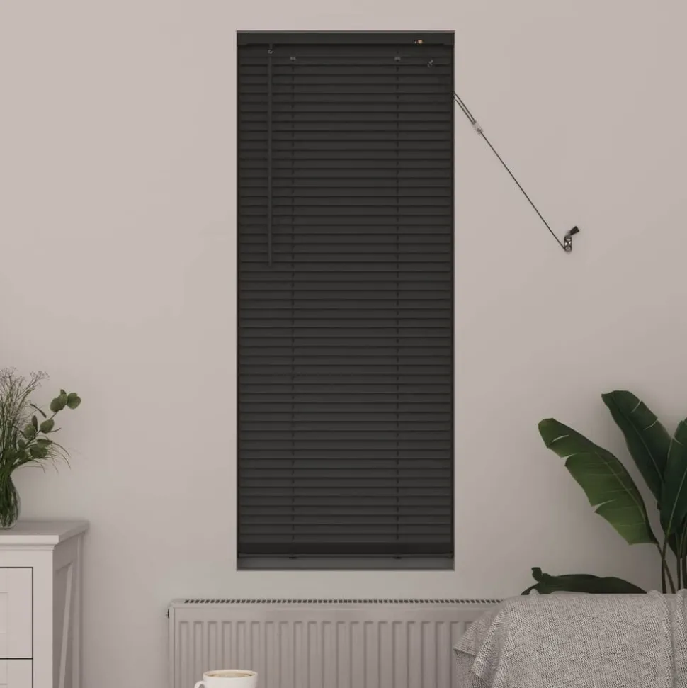 vidaXL Venetiaanse Blind Zilvergrijs 150 x 40 cm PVC