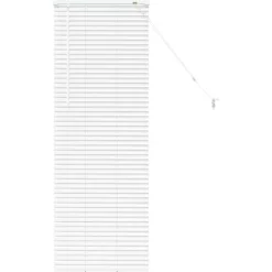 vidaXL Venetiaanse Jaloezieën Wit 130 x 40 cm Aluminium