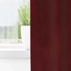 vidaXL Verduisterende gordijnen 2 pcs Wijnrood 140 x 140 cm Fluweel