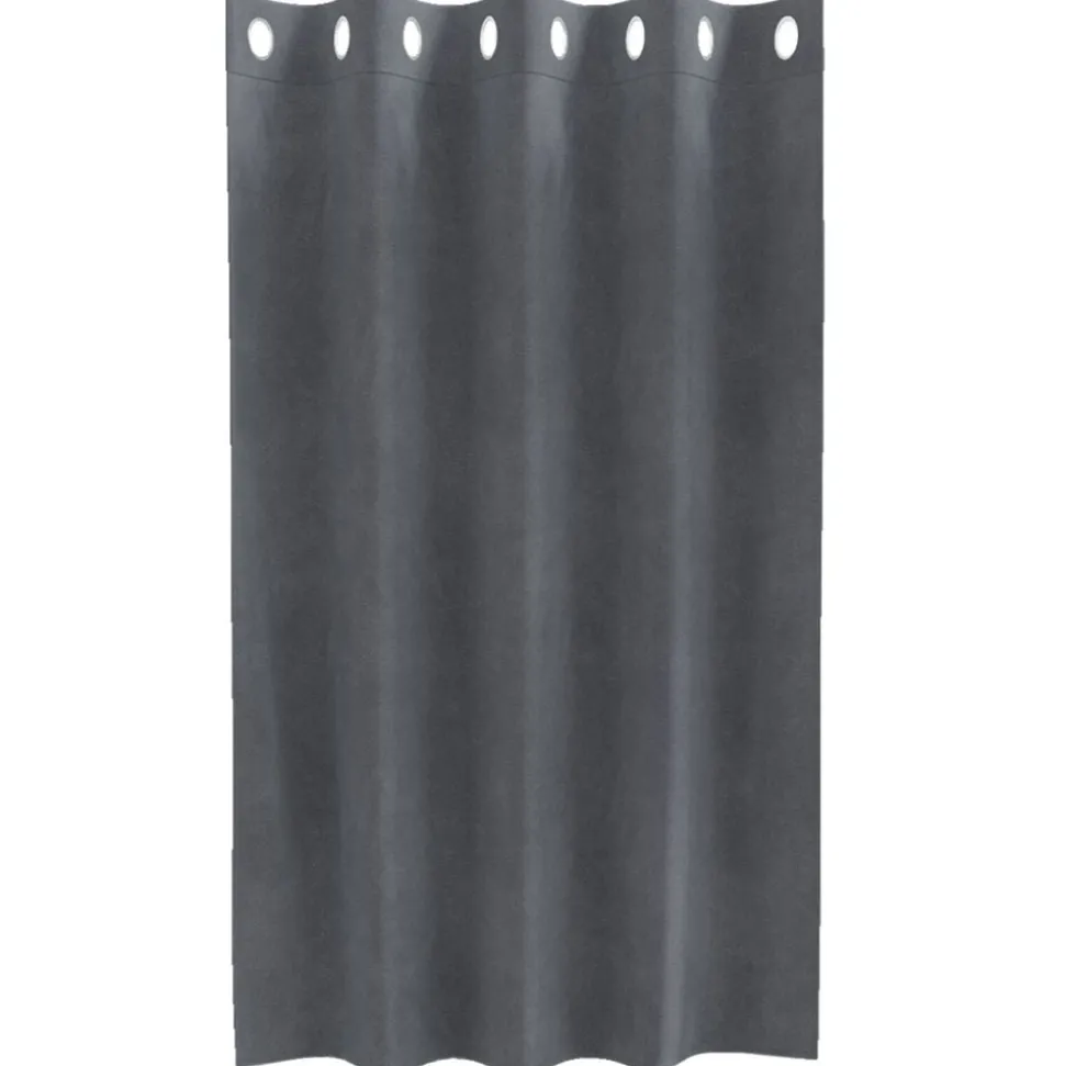 vidaXL Verduisterende gordijnen 2 pcs Lichtgrijs 140 x 140 cm Fluweel