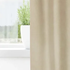 vidaXL Verduisterende gordijnen 2 pcs Crème 140 x 140 cm Fluweel