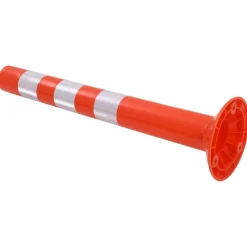 vidaXL Verkeerspalen 75 cm kunststof 2 st