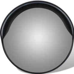 vidaXL Verkeersspiegel voor buiten 30 cm PC-kunststof zwart