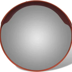 vidaXL Verkeersspiegel voor buiten 45 cm PC-kunststof oranje