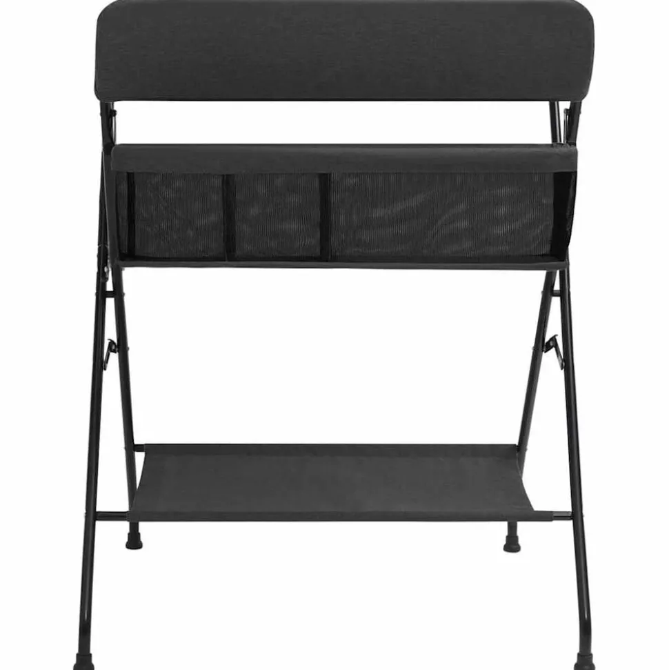 vidaXL Verschoontafel ijzer antracietkleurig