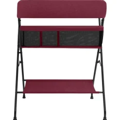 vidaXL Verschoontafel ijzer rood