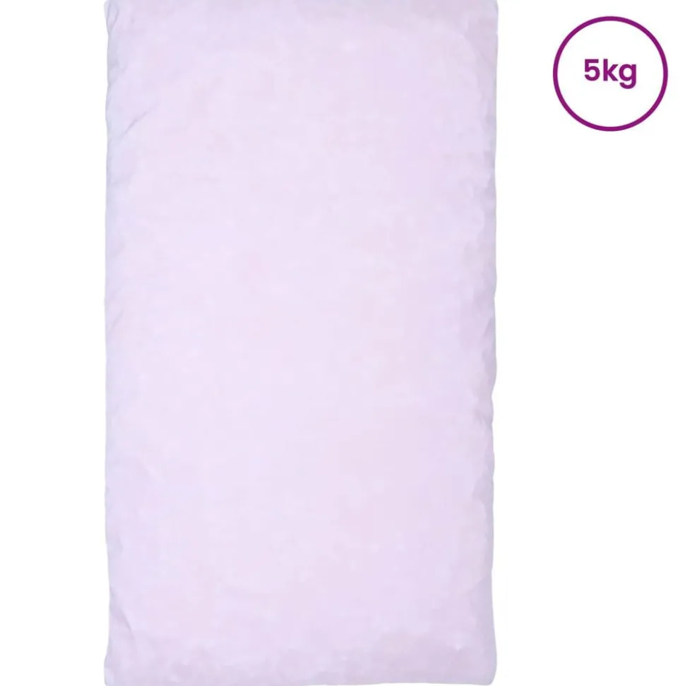 vidaXL Versnipperde schuimvulling Roze 5 kg Polyurethan
