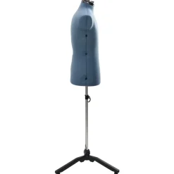 vidaXL Verstelbare Kleedvorm Man Blauw 37.5-45.5 inch Stof