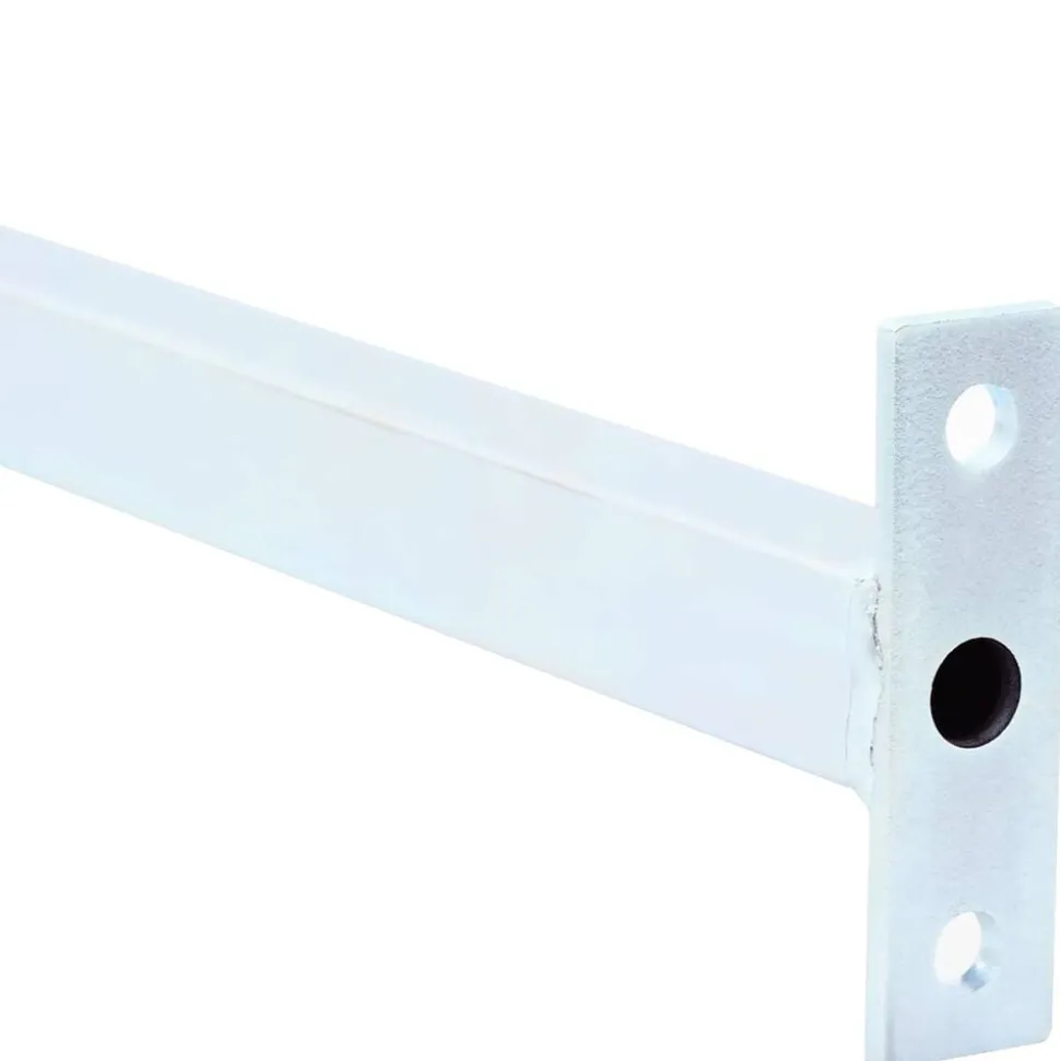 vidaXL Verstelbare raamveiligheidsbalk 6 pcs Zilver Staal