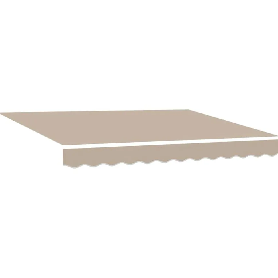 vidaXL Vervangingsdoek voor zonnescherm Beige 235 x 195 cm Polyester