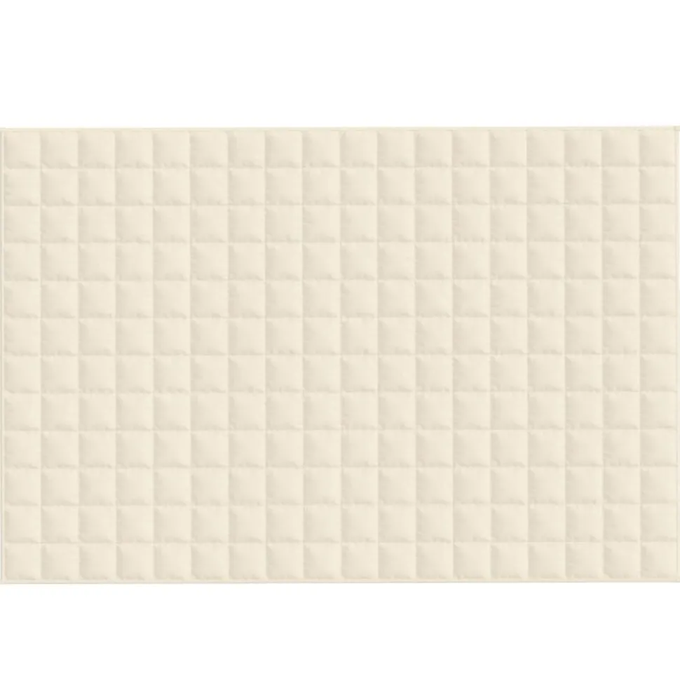 vidaXL Verzwaringsdeken 120x180 cm 5 kg stof lichtcrèmekleurig
