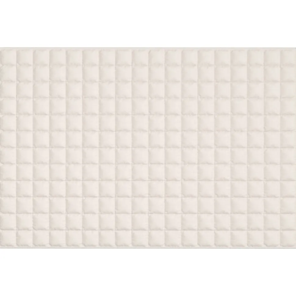 vidaXL Verzwaringsdeken 120x180 cm 9 kg stof lichtcrèmekleurig