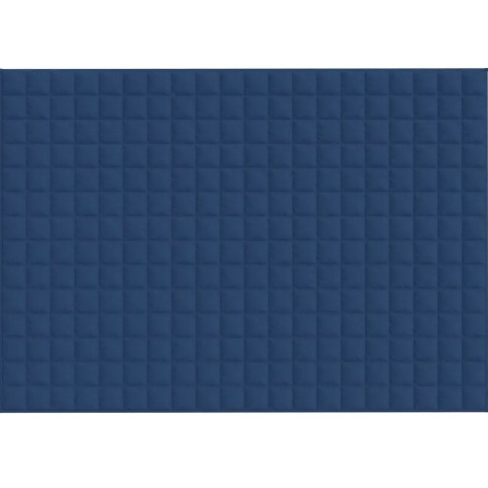 vidaXL Verzwaringsdeken 138x200 cm 10 kg stof blauw