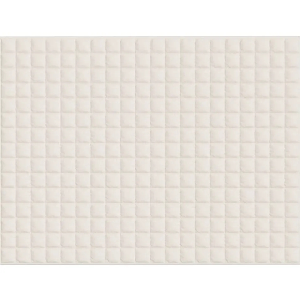 vidaXL Verzwaringsdeken 150x200 cm 11 kg stof lichtcrèmekleurig