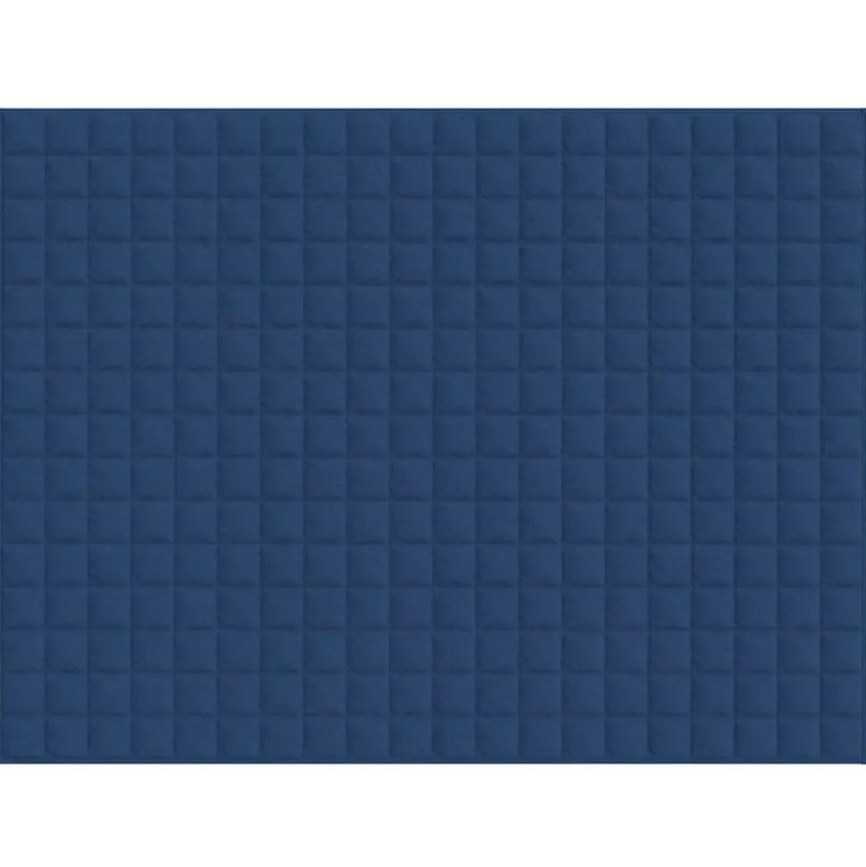 vidaXL Verzwaringsdeken 150x200 cm 7 kg stof blauw