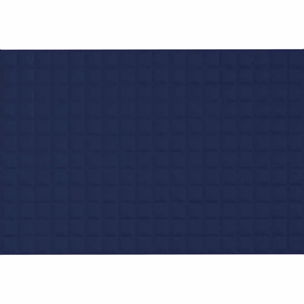 vidaXL Verzwaringsdeken 120x180 cm 9 kg stof blauw