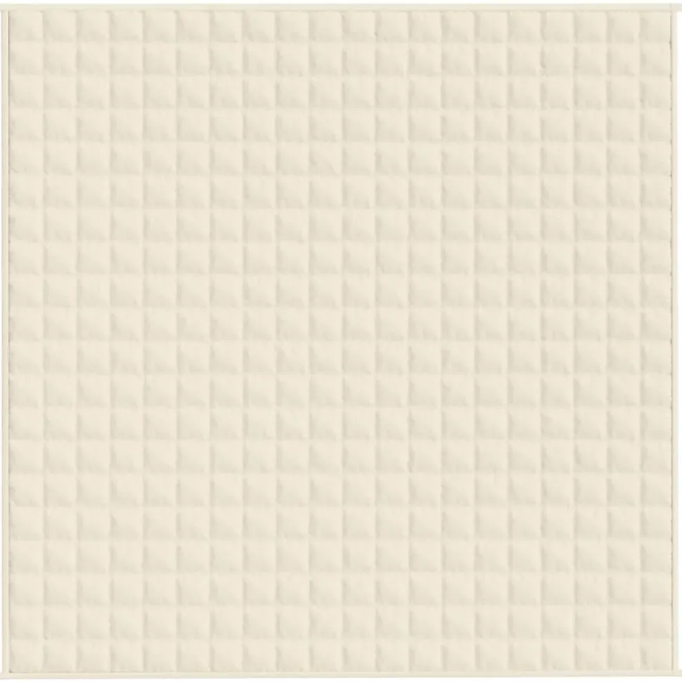 vidaXL Verzwaringsdeken 200x200 cm 13 kg stof lichtcrèmekleurig