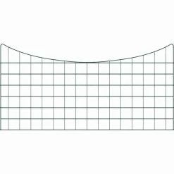 vidaXL Vijverhekken Set 5 pcs Groen 100 x 50 cm Staal