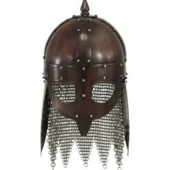 vidaXL Vikinghelm replica LARP staal koperkleurig