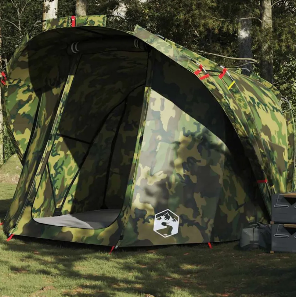 vidaXL Vistent 4-persoons waterdicht camouflage