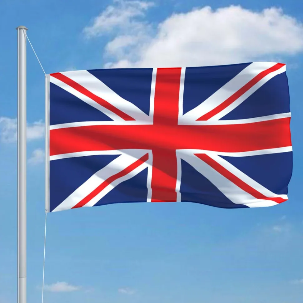 vidaXL Vlag Verenigd Koninkrijk 90x150 cm
