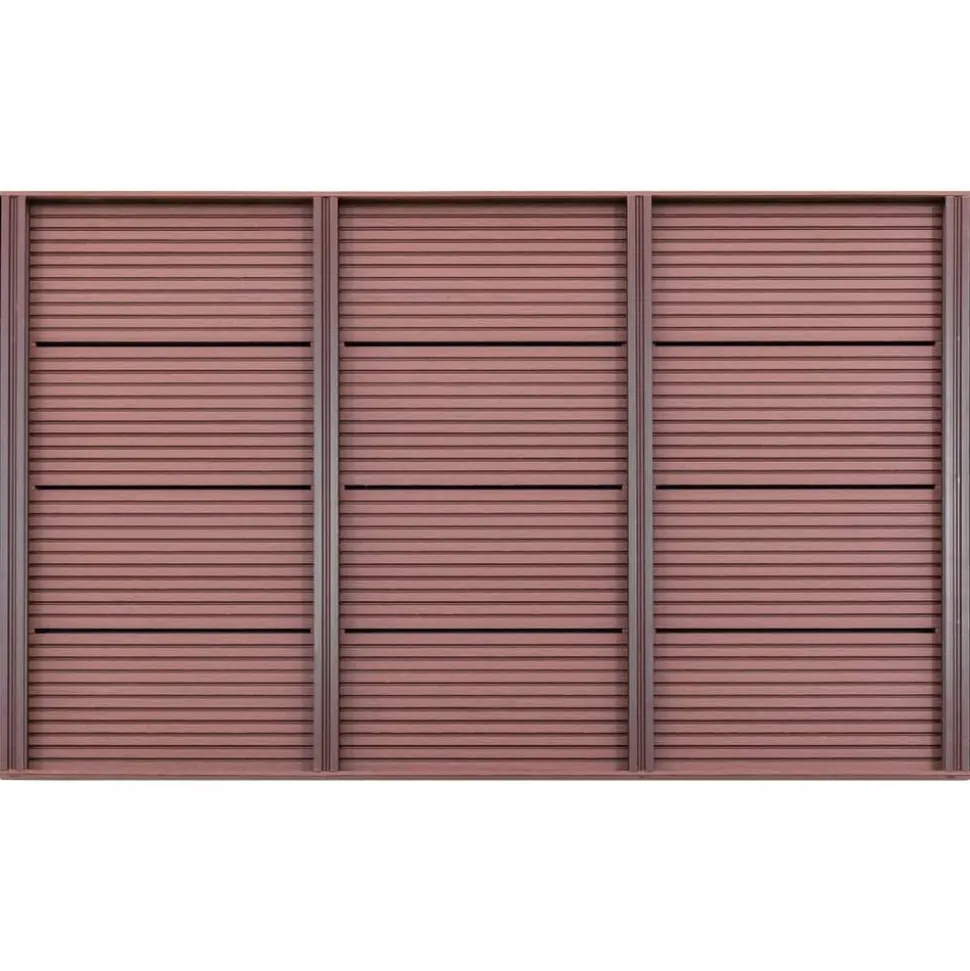 vidaXL Vloerelement voor solardouche 101x63x5,5 cm HKC bruin