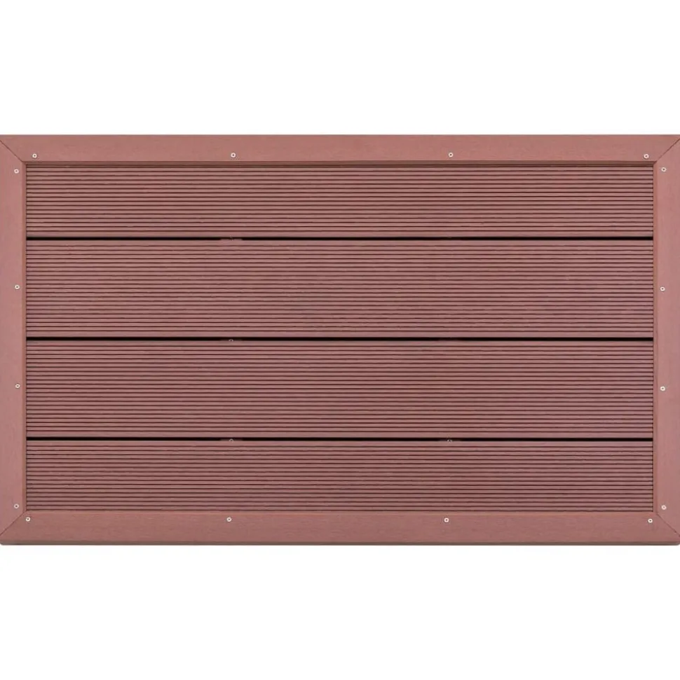 vidaXL Vloerelement voor solardouche 101x63x5,5 cm HKC bruin