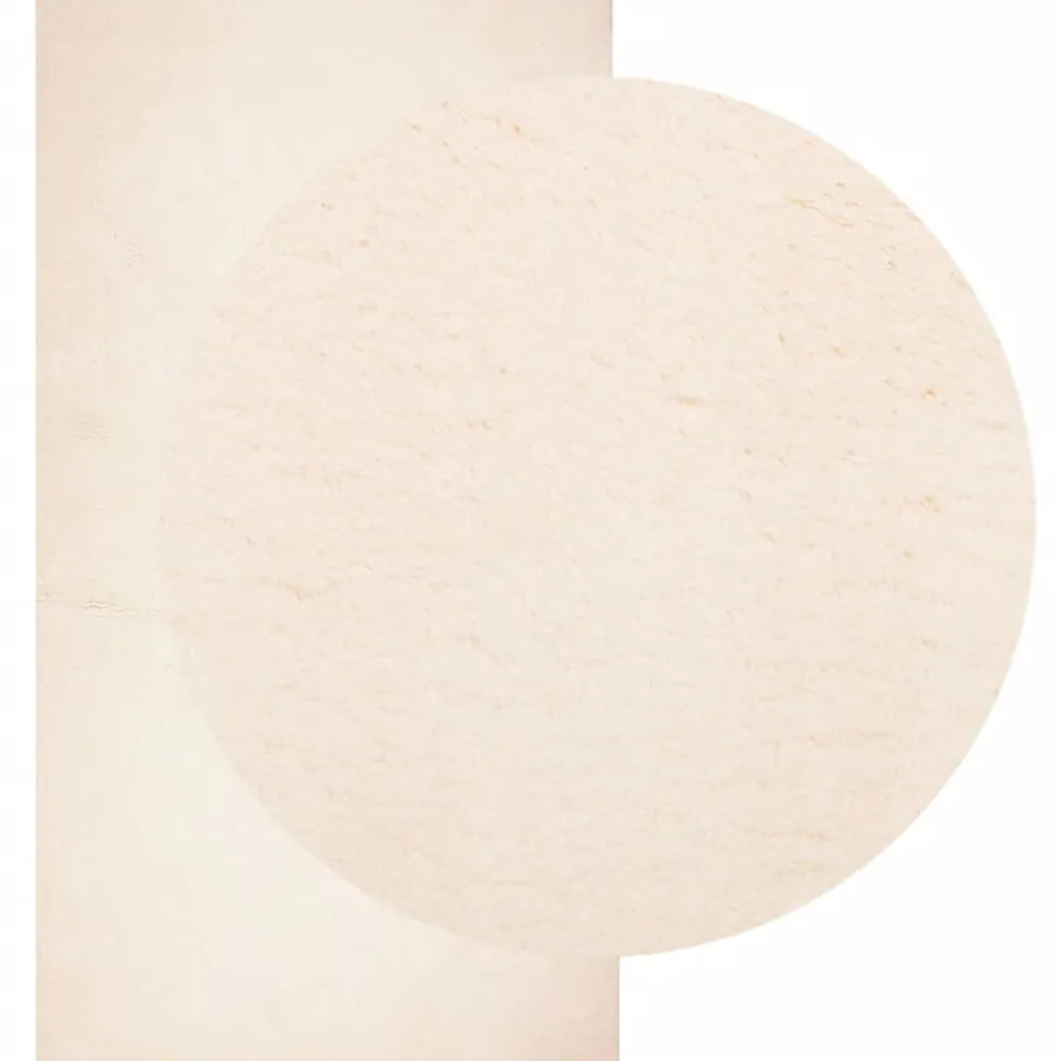 vidaXL Vloerkleed HUARTE laagpolig zacht wasbaar 60x110 cm beige