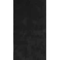 vidaXL Vloerkleed HUARTE laagpolig zacht wasbaar 60x110 cm zwart